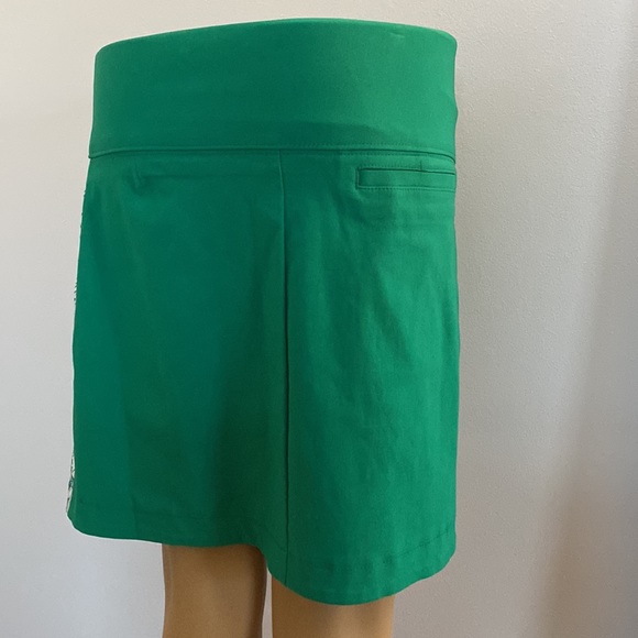 Lady Hagen NWT sz xs golf/ tennis skort “Tropic Palm Wrap” Lush Green Resort - Picture 3 of 10